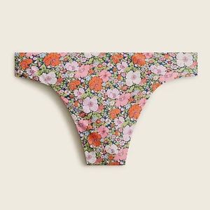 NWT J Crew High Rise Cheeky Bikini Bottom in Liberty Print Floral size L